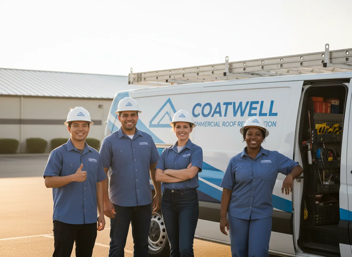 Commercial roof coating company in Oakville, CT